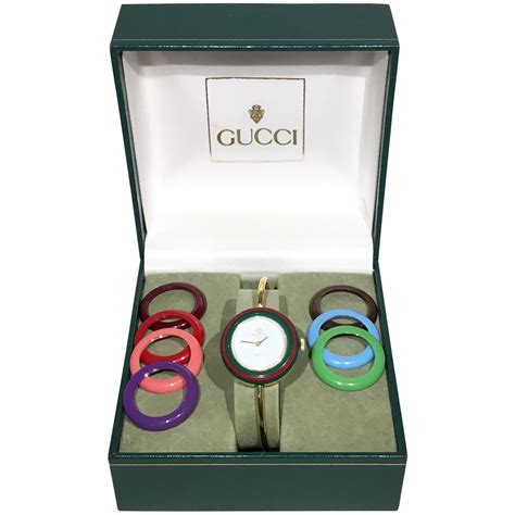 gucci change bezel|gucci watch with interchangeable bezels.